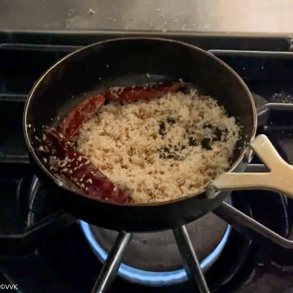 roasting the spices