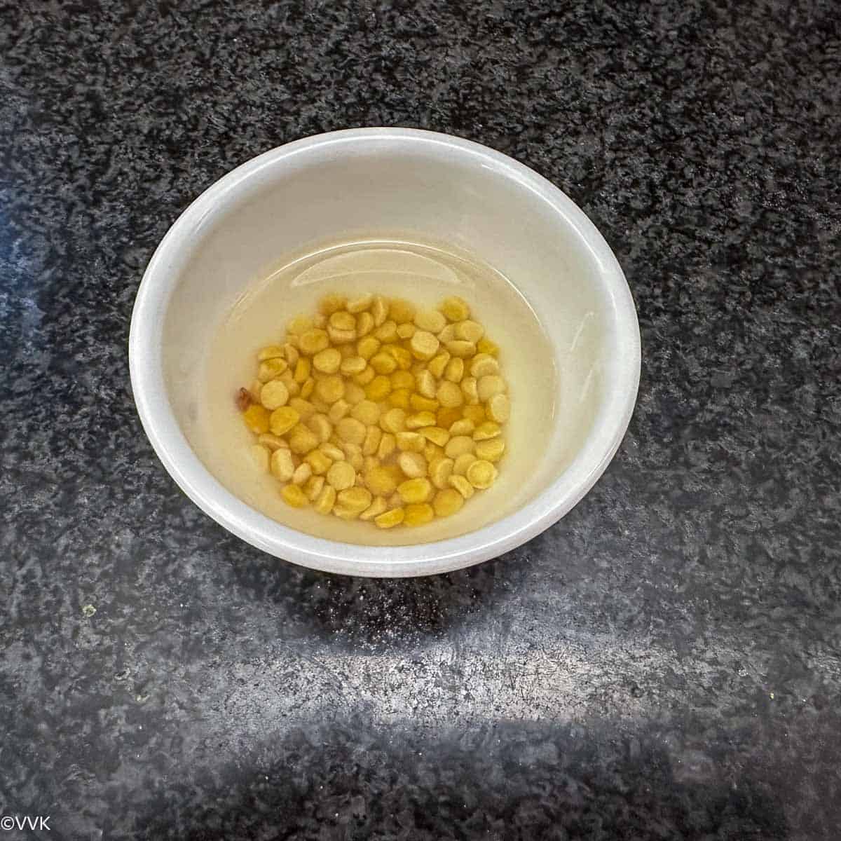 soaking the chana dal