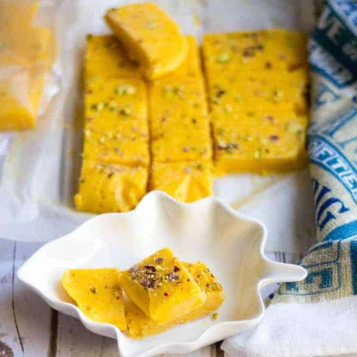 Frozen Mango Yogurt Bars - Vidhya’s Vegetarian Kitchen