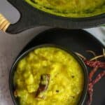 green tomato kootu with text overlay for pinterest