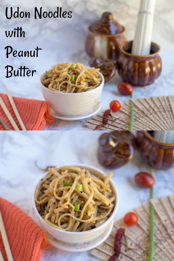 Udon Noodles with Peanut Butter