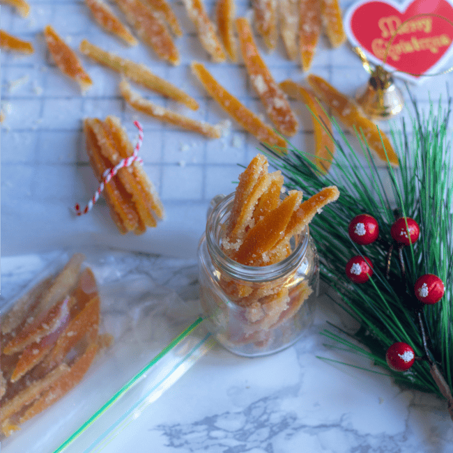 Candied Orange Peel, Recipe