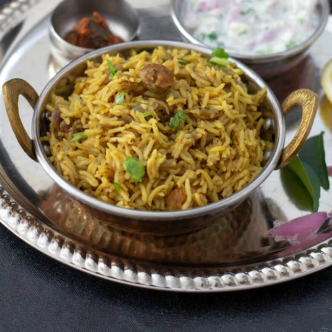 Bhatkal Biryani Vegetarian Bhatkali Biryani Vidhya S Vegetarian Kitchen