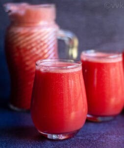 Watermelon Ginger Juice | Watermelon Ginger Cooler