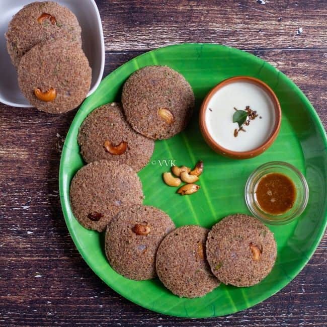 Instant Ragi Idli | Finger Millet Idli | Ragi Rava Idli