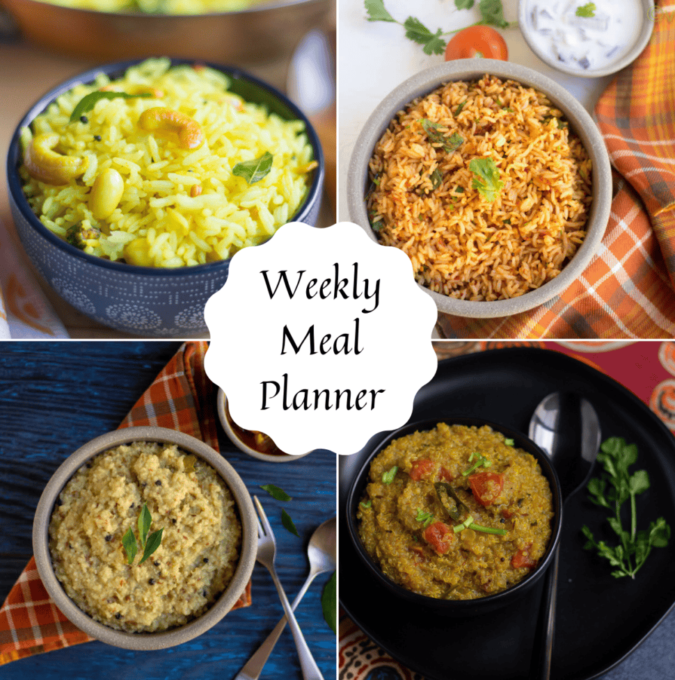 Meal Planners - Vidhya’s Vegetarian Kitchen