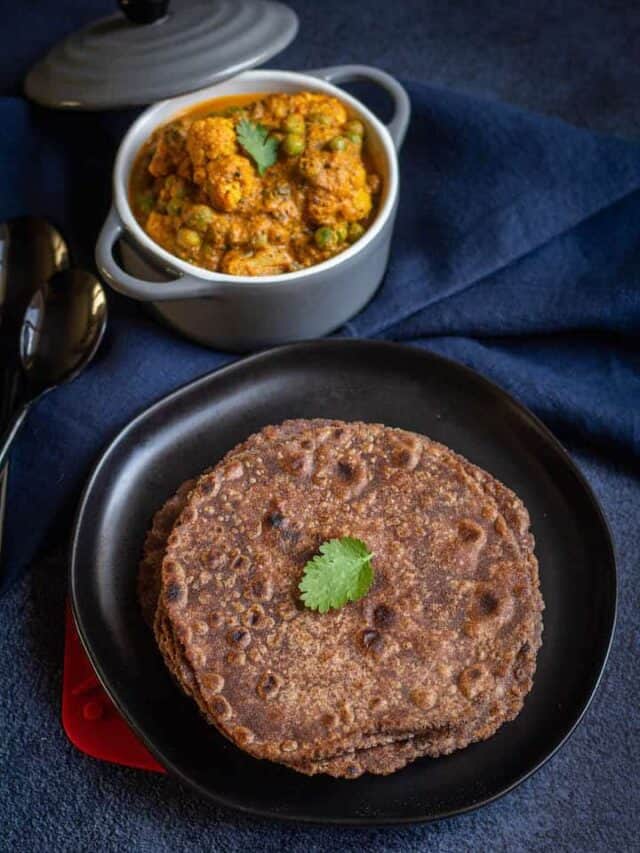 Ragi Wheat Roti - Vidhya’s Vegetarian Kitchen