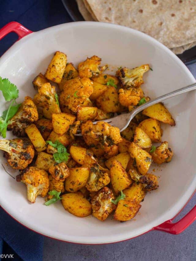 Roasted Potatoes and Cauliflower