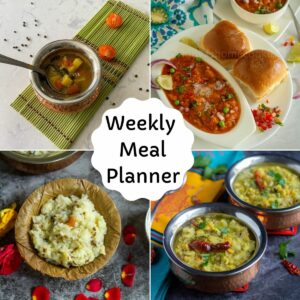 Indian Meal Planner - Vidhya’s Vegetarian Kitchen