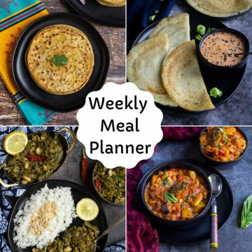 Indian Vegetarian Meal Planner - Vidhya’s Vegetarian Kitchen