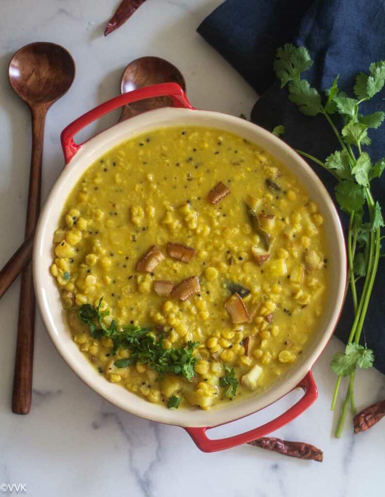 Alu Diye Cholar Dal | Bengali-Style Lentils with Potatoes