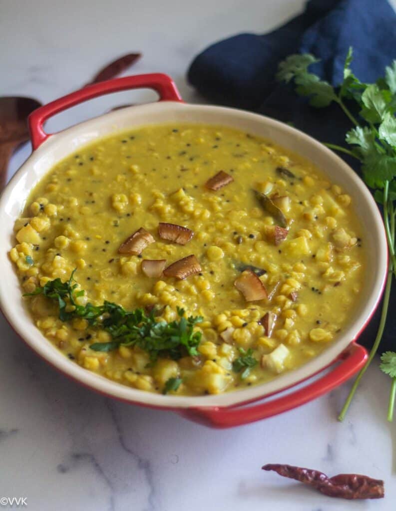 Alu Diye Cholar Dal | Bengali-Style Lentils with Potatoes