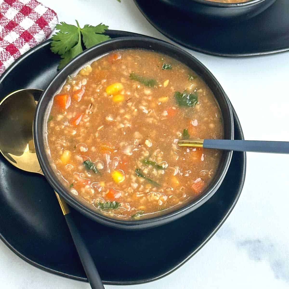 Instant Pot Split Pea Soup - Savory Tooth