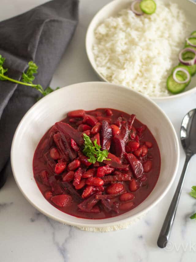 Delicious Beetroot and Potato Curry