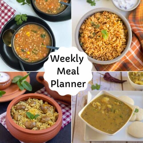 easy weekly meal plan