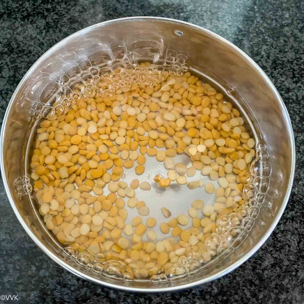 soaking the chana dal