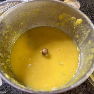 grind the cooked toor dal