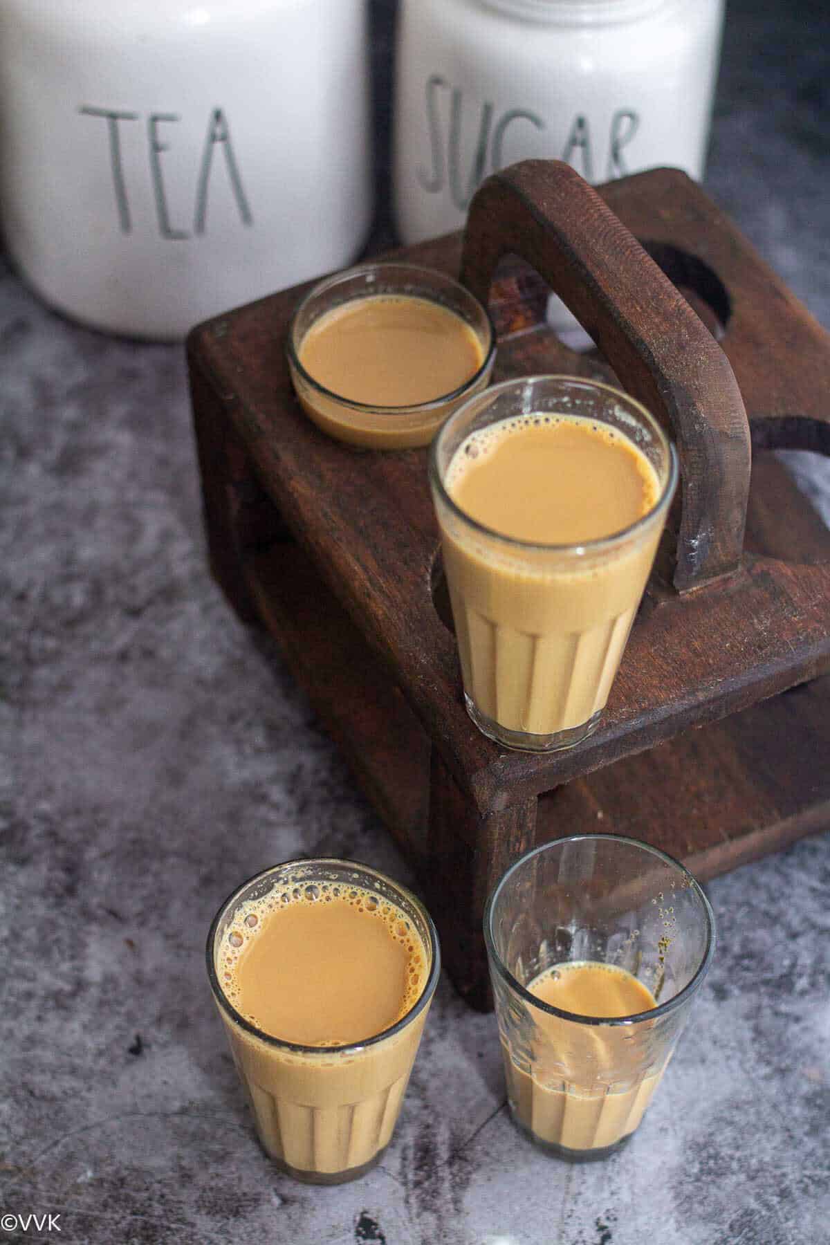 cutting chai style ginger turmeric tea